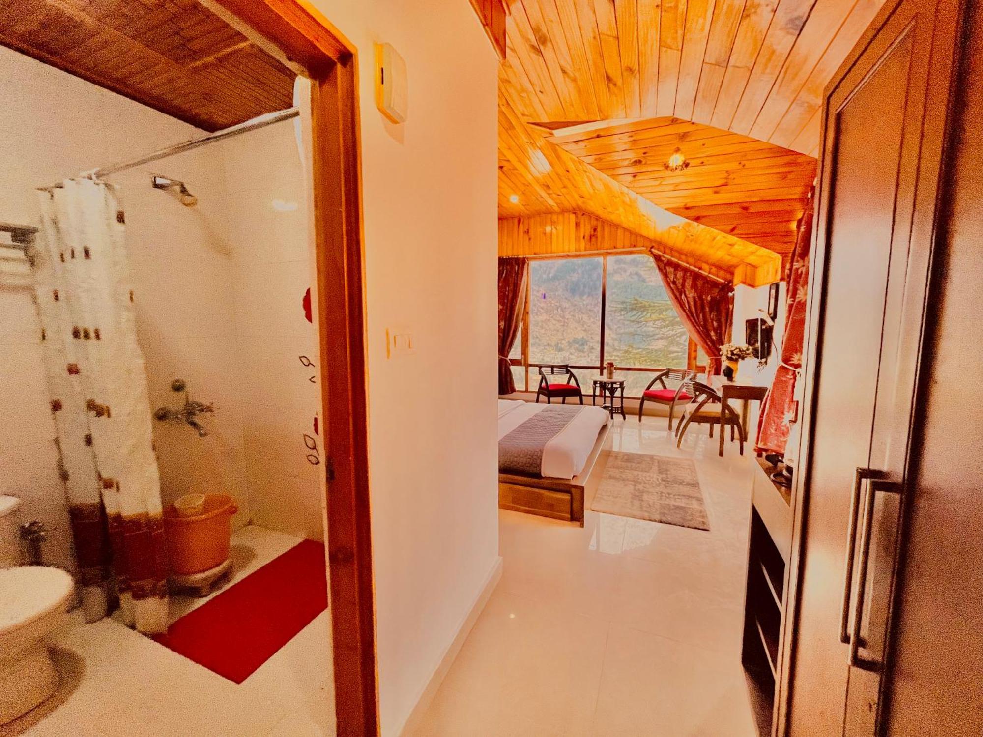 Nature Valley View Resort Manali 2 Bedrooms Luxury Cottages And Valley View Exteriör bild