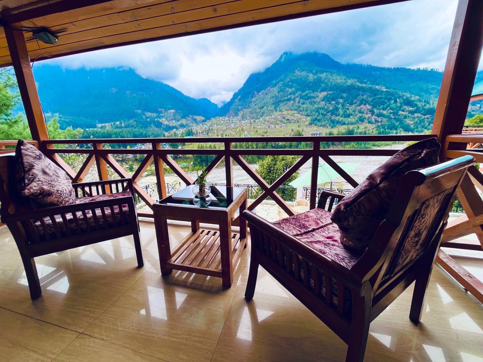 Nature Valley View Resort Manali 2 Bedrooms Luxury Cottages And Valley View Exteriör bild