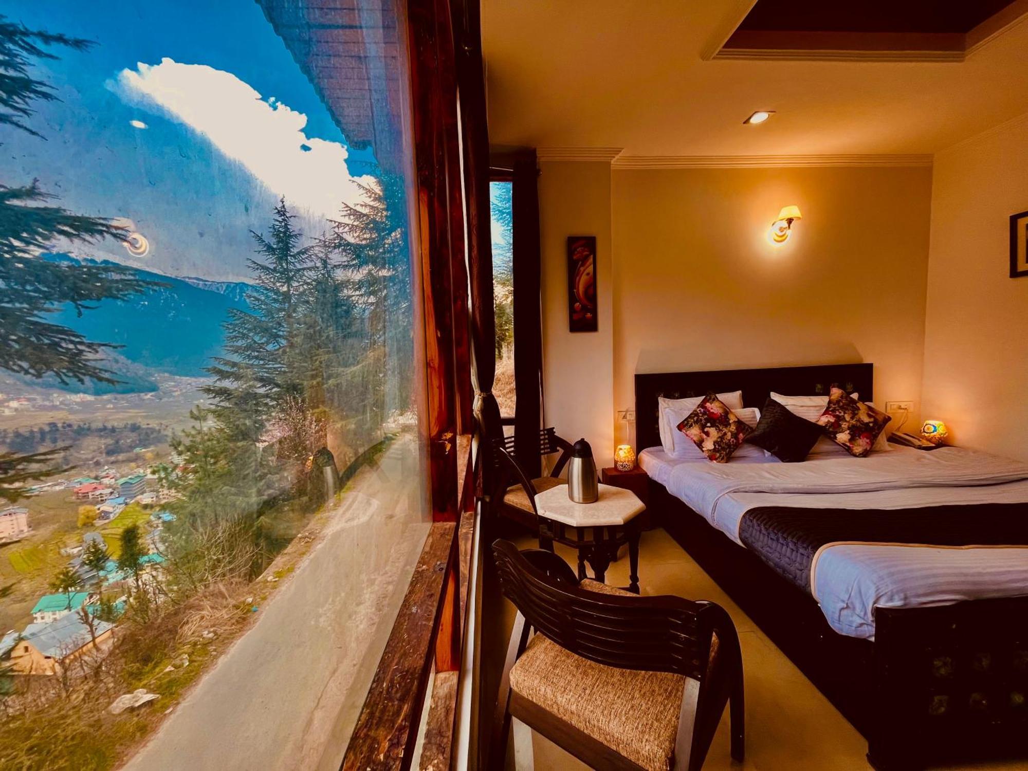 Nature Valley View Resort Manali 2 Bedrooms Luxury Cottages And Valley View Exteriör bild